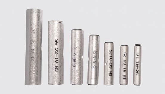 Aluminijumske cevaste spojne čaure za gnječenje